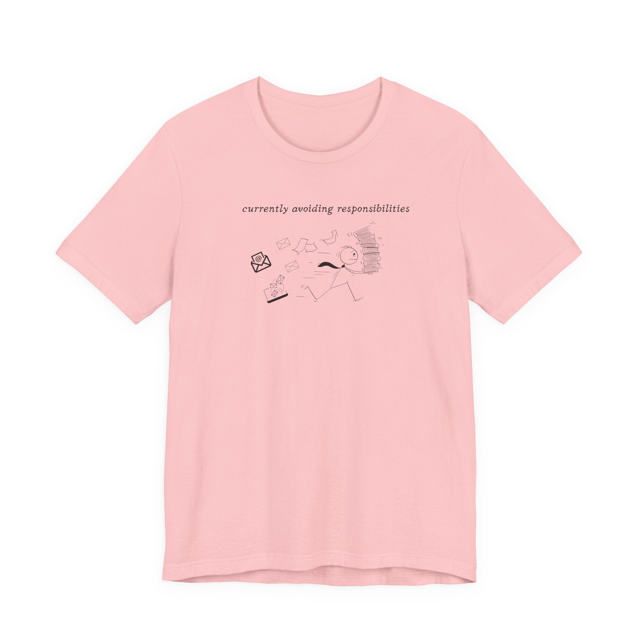 Currently Avoiding Responsibilities Funny Graphic T-Shirt