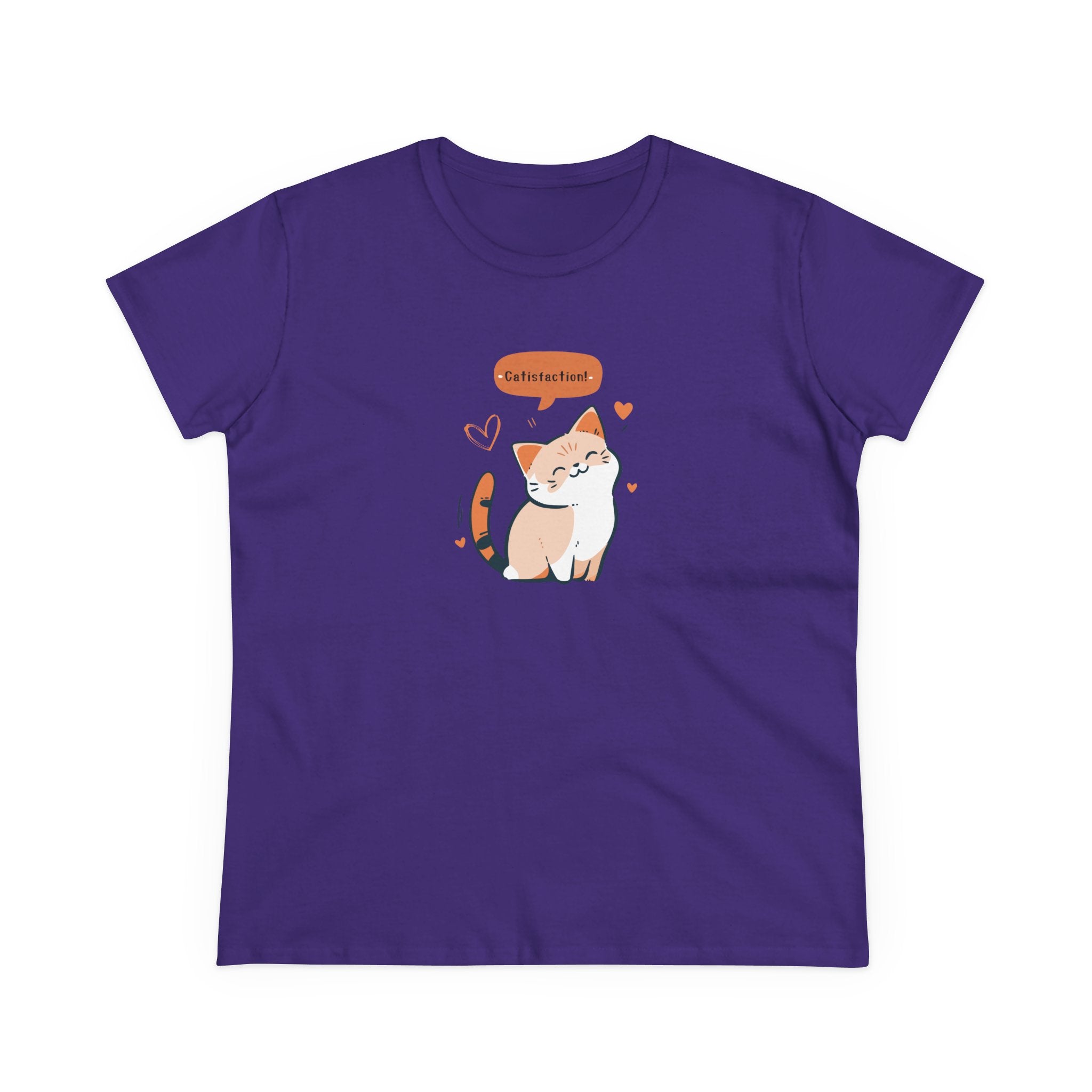 CATISFACTION-Women’s Graphic T-Shirt – Funny & Empowering