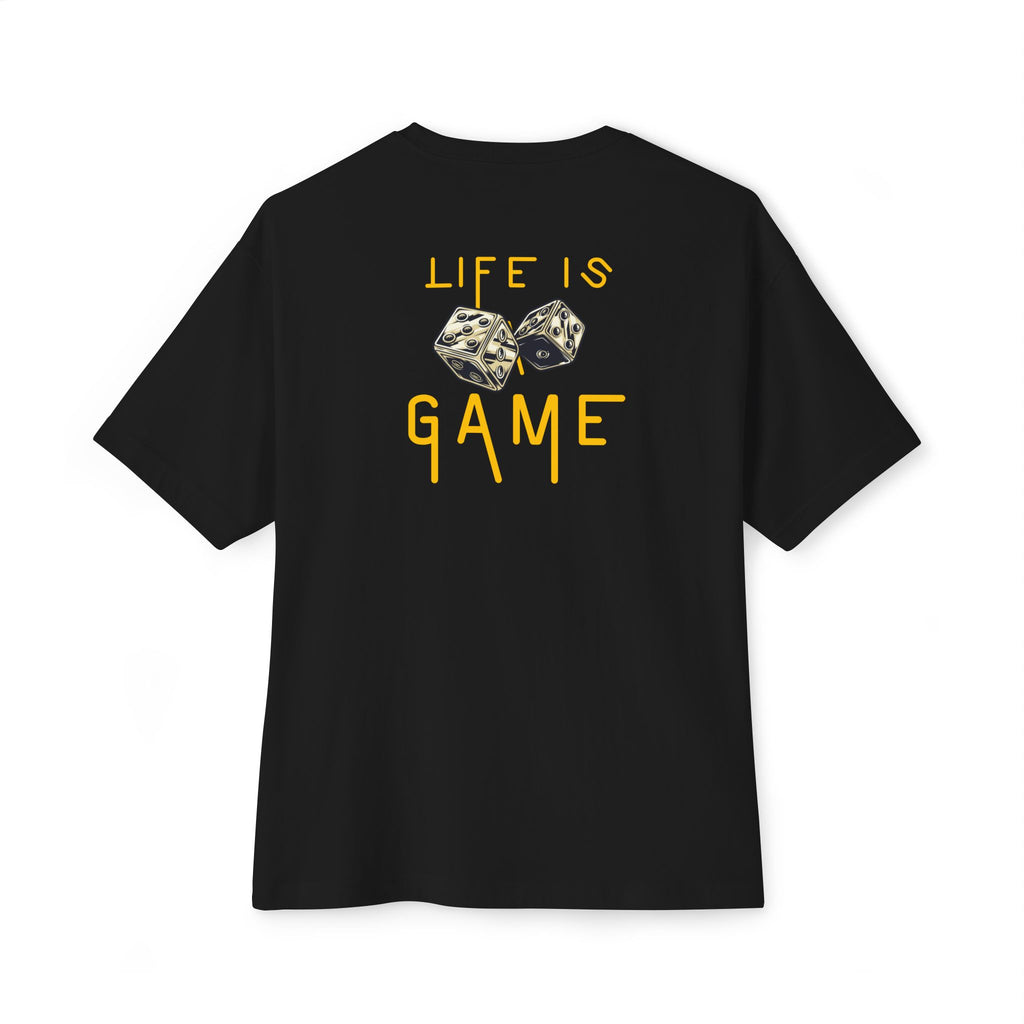 Life Is a Game Dice Tee — "Frenzy" Gamer Graphic Shirt