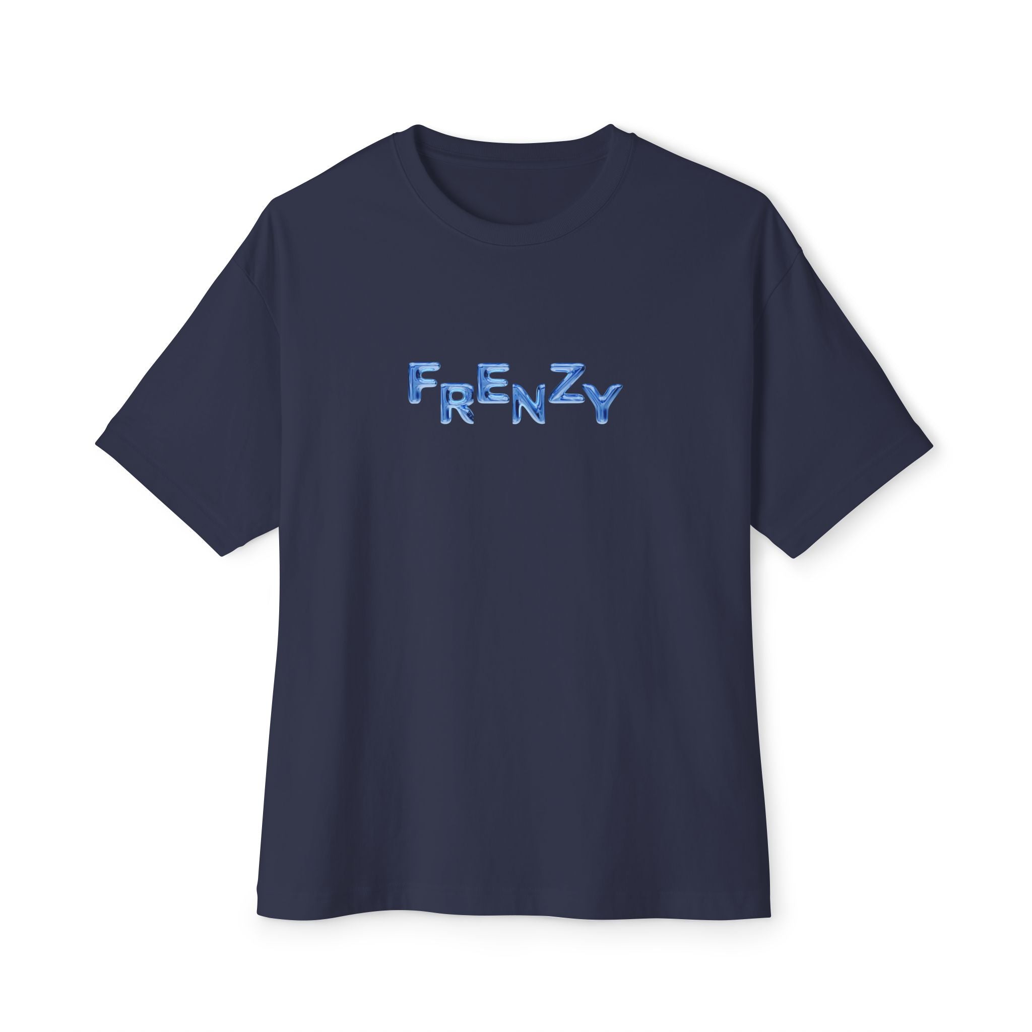 Frenzy Shark Tee — Graphic Oversized T‑Shirt