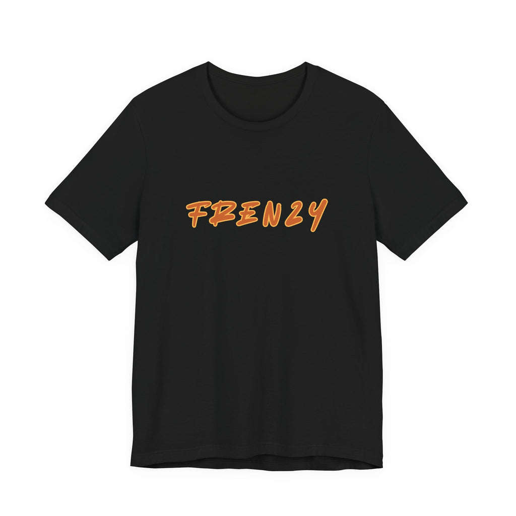 Frenzy Logo Tee — Bold Orange Streetwear T‑Shirt