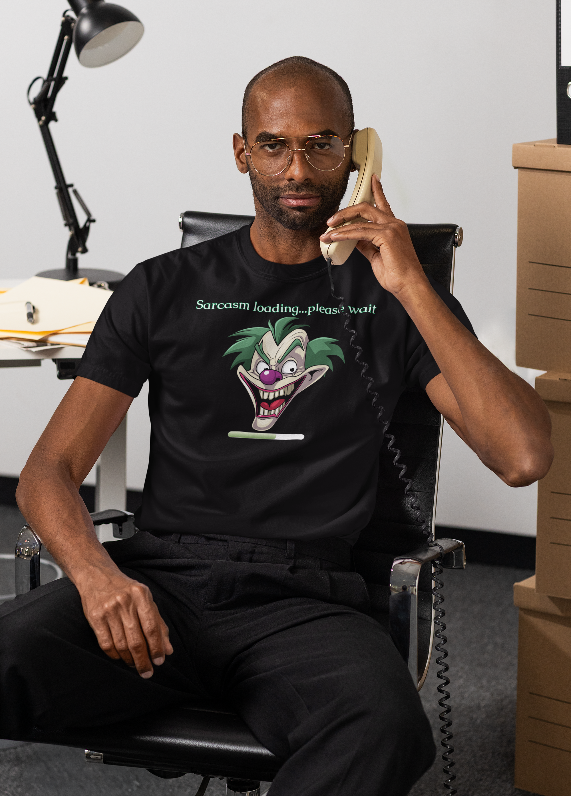 Sarcasm Loading… Please Wait Funny Graphic T-Shirt