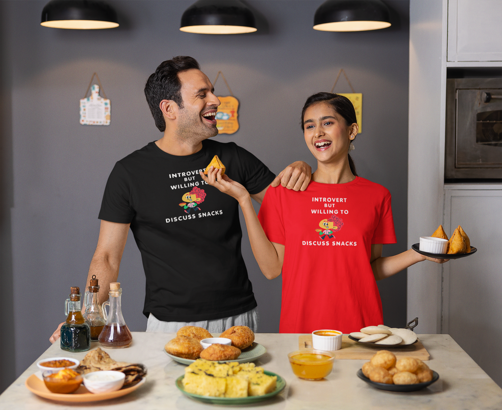 Introvert But Willing To Discuss Snacks T‑Shirt