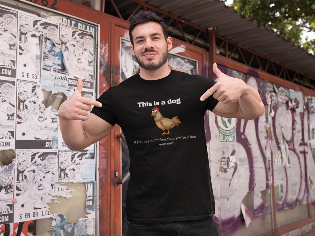 Funny Tshirt-“This is a dog”