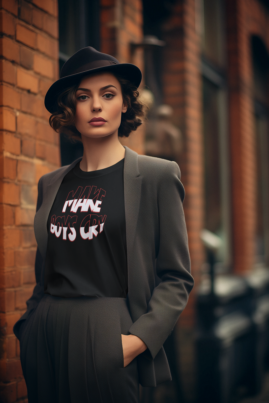 Make Boys Cry- Women’s T-Shirt | Funny & Empowering Graphic Tee